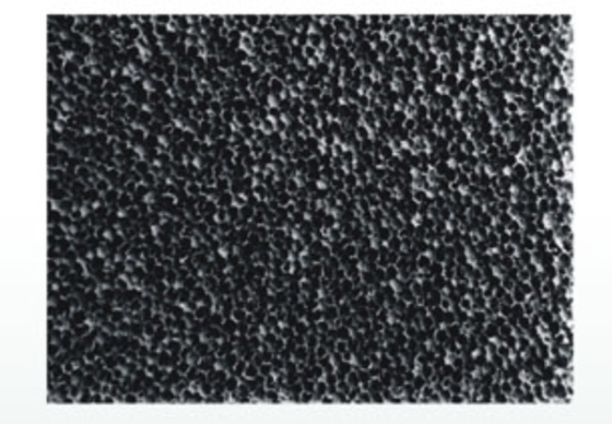 Il materiale di schiuma di carbonio attivo ha una buona resistenza e una bassa resistenza al flusso d'aria