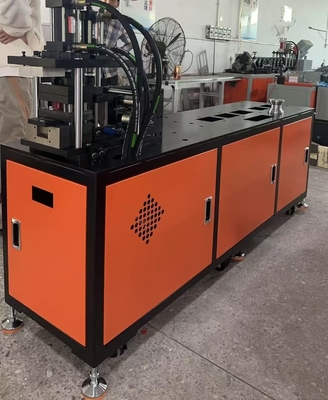 Macchina per la fabbricazione di cornici di filtri d'aria automatici durevoli con piegatura di taglio