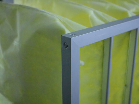 Verde sintetico d'acciaio galvanizzato dei sistemi di filtrazione di Hepa delle tasche di media G4 8