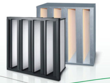 Filtro combinato ad efficienza media / HEPA Com Bined Filter Area di filtrazione estendibile