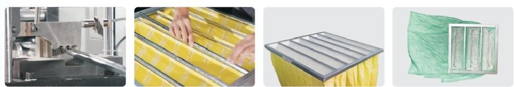 Omron controllata Hvac filtro macchina di produzione automatica 12pcs/min Capacità